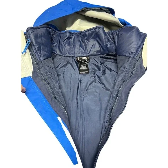 The North Face 3-in-1 Hooded Jacket Mens 2XL Blue Waterproof Full Zip